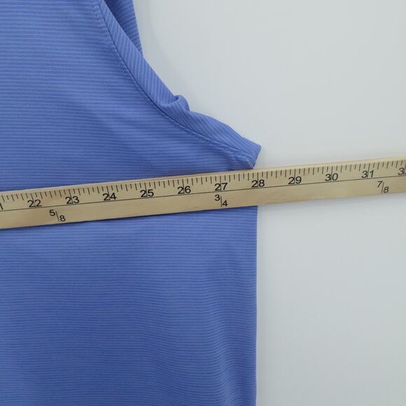 Walter‎ Hagen Shirt Mens XXL Blue Striped Stretch Opti Dri Polo Golf Performance - Picture 3 of 10